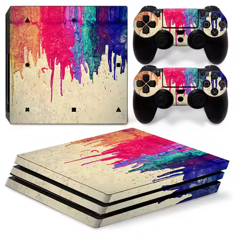 Skin Wrap for PS4 Pro Vinyl Decal for PS4 Pro Game Accessories Protective Sticker Cover for PS4 Pro 