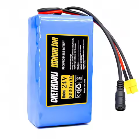 High-Capacity 24V 8000mAh Rechargeable Battery – 7S3P 29.4V Lithium Pack for HoverBoards & Wheelchai