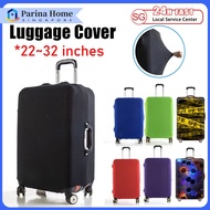 【SG】Travel Luggage Cover Elastic Suitcase Protector with Two Side Opening Dust Proof Case Protector