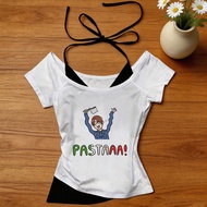 Hetalia crop top ladies streetwear manga graphic t-shirt vintage grunge meme