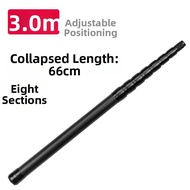 TUJUE | Telescopic Carbon Fiber Tent Pole 2.4m