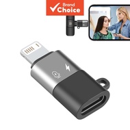 PULUZ USB-C / Type-C to 8 Pin OTG Adapter (Black)