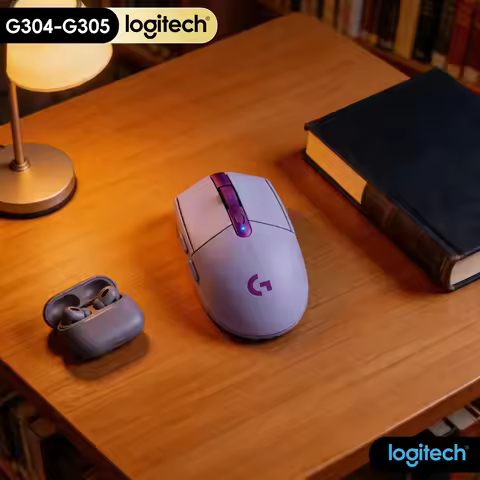 Logitech G304 Wireless Gaming Mouse 12000 DPI HERO Sensor LIGHTSPEED 1Ms 9-Month Battery Comfort Gri