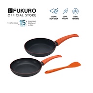 Fukuro Redi 3Pcs Non-Stick Cookware Set - Fry Pan (20cm & 26cm) + Spoon