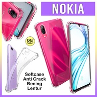 Anti Crack Case Bening Nokia 2 2.2 3 5 5.1 6 8 x3 x5 3.1+ 5.1+ Plus 6.1+ X6 2017 2018 Anticrack Jelly Polos Softcase Silikon Lentur Rui Acc