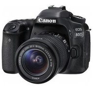 *彩虹公司貨**CANON EOS 80D單鏡組(EF-S 18-55mm IS STM)單眼相機  