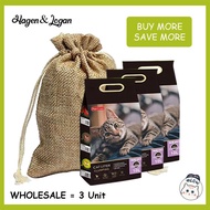 (BUNDLE) Hagen &amp; Logan Cat litter sand 3 Packs in 1 Sacks / Pasir Kucing Borong 3 Pek dalam 1 Guni