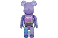 🐻 BE@RBRICK X-girl CLEAR PURPLE 1000％ 🐻