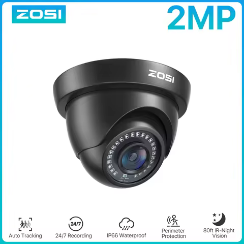 ZOSI 1080p Security Camera 80ft Night Vision AHD / TVI / CVI/CVBS Waterproof for Outdoor Video Surve