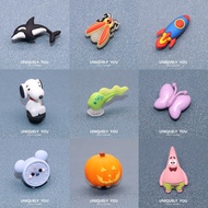 Miss Zoe 3D Jibtz 3D Patrick Star hole bags accessories 3D Rocket hole bags accessories Cartoon pupp