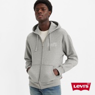 Levis 男款 連帽外套 / 噴漆塗鴉字體Logo / 灰 熱賣單品