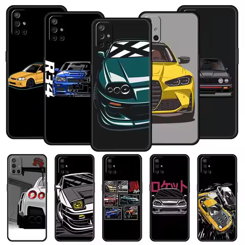 JDM Type R Civic Sport Car Phone Case For OnePlus 12 11 10 9 8 7 7T Pro 12R 10R 9RT 9R 8T Nord N100 