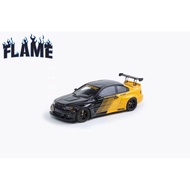Flame 1/64 BMW M3 CSL E46 Rocket Bunny - Yellow / Black