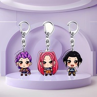 Witch Hunter Group Acrylic Keychain Demon Hunter kpop Demon Hunter Theme Acrylic Keychain Merchandis