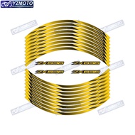 For ZX-636 ZX 636 Motorcycle Accessories 17 Inch Front And Rear Wheel Hub Sticker Decal Waterproof R