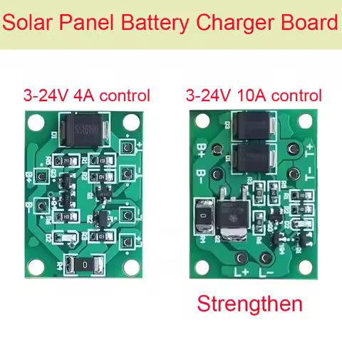 Automatic Solar Panel Battery Charger Board Night Light LED Control Switch Garden Street Light 3-24V