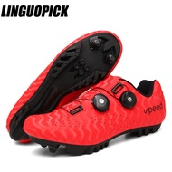 Cycling sneaker carbon mtb spd cleat Non-slip Self-locking bike shoes Men's Road cycling footwear Mountain flat Bicycle sneakers