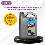 OWS Germany 0W-20 Synthotec Premium PAO-based Fully Synthetic Fuel Economy Engine Oil