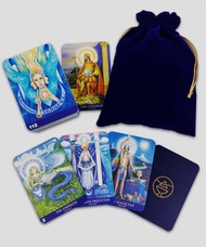 【預馨緣塔羅鋪】全新現貨正版靈性彩油塔羅牌組Aura-Soma New Aeon Tarot(全新122張)