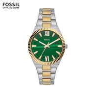 Fossil Women's Scarlette Analog Watch ( ES5334 ) - Quartz, Silver Case, Round Dial, 8 MM Two Tone St