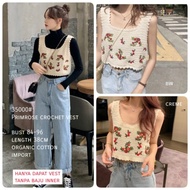 ((HEI,READY)) Zero~ 35000 Primrose Crochet Vest//Atasan Vest Rompi