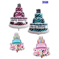 Large Birthday Cake Foil Balloons Code-B042