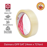 Daimaru Stationery Tape SAT 24mm x 72Y 1 Inch Clear Tape Transparent Tape OPP Tape