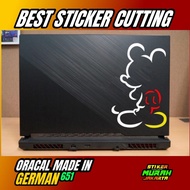 MICKEY MOUSE STICKER 23 CUSTOM CUTTING STICKER TRANSPARENT LOGO