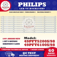 49PFT5200S/98 / 49PFT6100S/98 PHILIPS 49 INCH LED TV BACKLIGHT ( LAMPU TV ) 49PFT5200S 49PFT6100S