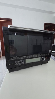 【35折極高性價比】東芝 30L 旗艦水波爐 (微波/烤/炸/蒸氣壞) 當頂級石窯焗爐用一流!原$4300現$1,000 TOSHIBA Air fryer 350°C Oven Microwave