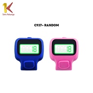 Satu Keluarga Cincin Tasbih Digital Led Mini Alat Penghitung Dzikir C937 Alat Hitung Digital Tally