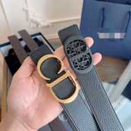 IG0Q CD Men's Genuine Leather New Leather Belt All-Match Fashion Casual First Layer Cowhide Letter P