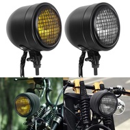 motorcycle head light netting cafe racer tracker bobber chopper