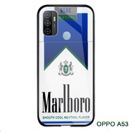 Softcase Glass Kaca Rokok Oppo A53 - J04 - Casing Hp-Pelindung hp-Case Handphone