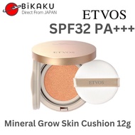 ETVOS Foundation Mineral Grow Skin Cushion (Case + Puff) SPF32 PA+++ 0.4 oz (12 g)  Makeup Beauty