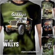 fashion JEEP 2025 WILLY T-shirt Automotive OFFROAD Indonesia Community JEEP MANIA MOBILE 4x4 Fashion