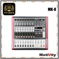 Motivity MK-8 Powered Mixer 8-Channel