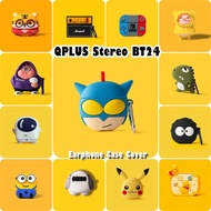 【Case Home】For QPLUS Stereo BT24 Case Casing Soft Silicone Anti-fall Cartoon Earphone Case NO.2