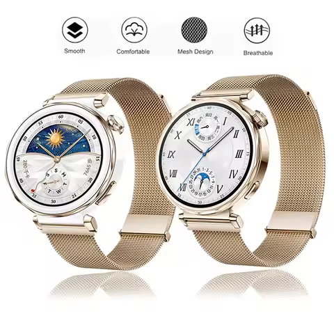 Milanese Loop Strap for Huawei Watch GT5 41mm GT5 Pro 42mm Metal Magnetic Bracelet For Huawei GT5 Pr
