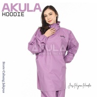 UNGU AKULA Men's Hoodie Raincoat Akula Purple Strong Elastic Anti-LeakWanita