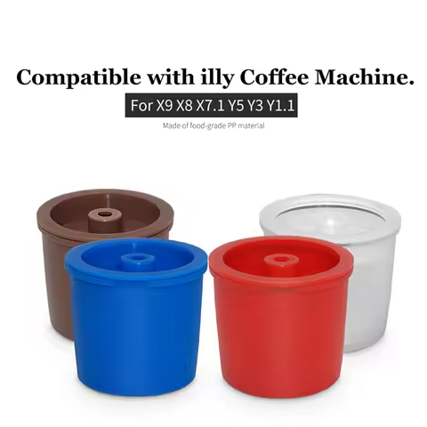 1pc Reusable Refillable Capsule Coffee Cups Compatible For Illy Machines Refill Coffee Filter High Q