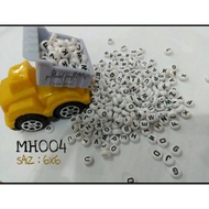 MANIK HURUF | ALPHABET BEADS | ABC BEADS | HURUF CAMPUR | MIX ALPHABET