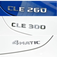 Suitable for Mercedes-Benz CLE260 CLE300 Car Logo Word Logo Mercedes-Benz 4MATIC Tail Logo Rear Logo