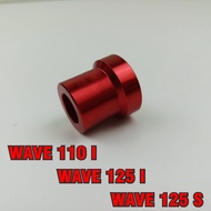 ราคาถูก ชุดบูชล้อหน้า สีแดง สำหรับ Wave110 i Wave125 i Wave125s บูทรองแกนล้อหน้า