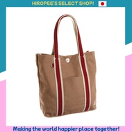 Canvass Workshop (Hamp Koubou) Tote Bag LINE Series A4 Compatible 3J45 Beige