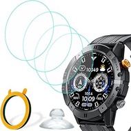 smaate Compatible with SUNKTA BW1846A-1 K-52 1.39” Round Rugged Smart Watch, Tempered Glass Screen P