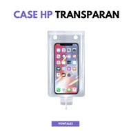 Case hp HMN228 Waterproof Plain Transparent Smartphone Case Universal Rider Phone Case Durable