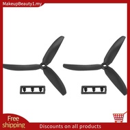 1 pair 5030 3-Blades Direct Drive Propeller Prop CW/CCW for RC Airplane Aircraft (Black)