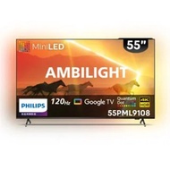 [特價]Philips 飛利浦 55吋 55PML9108  Mini LED Google TV 智慧顯示器 4K 120Hz QD