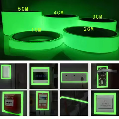 3M Glow In The Dark Tape Luminescent Emergency Luminous Photoluminescent Stickers For Safety Egress